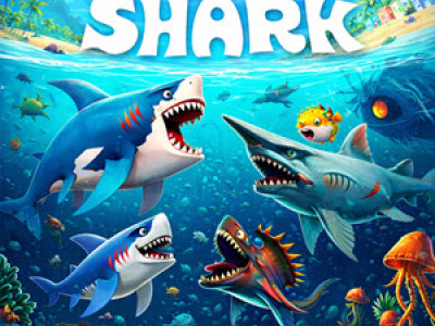 Crazy Shark background