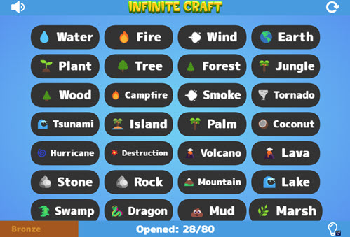Infinite Craft screenshot